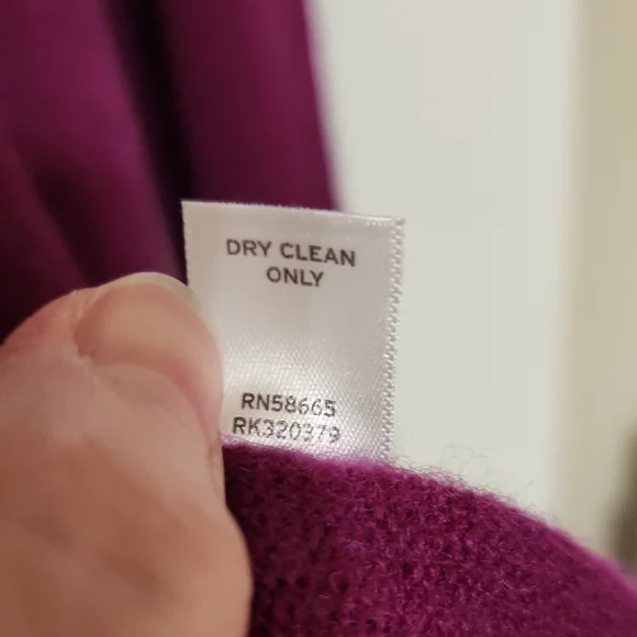 Susina Purple Cardigan Sweater Lightweight Open-Front - Picture 3 of 8